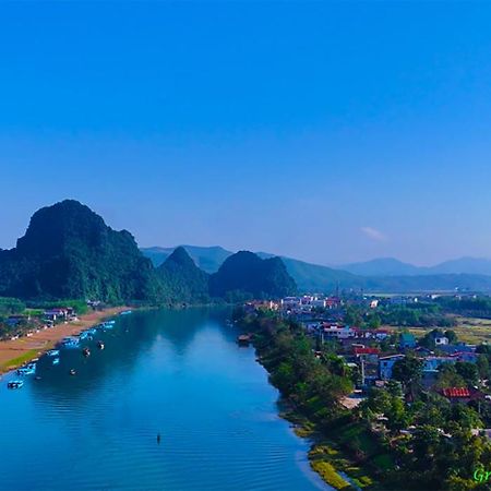 Green Riverside Cosy Home Phong Nha Kültér fotó
