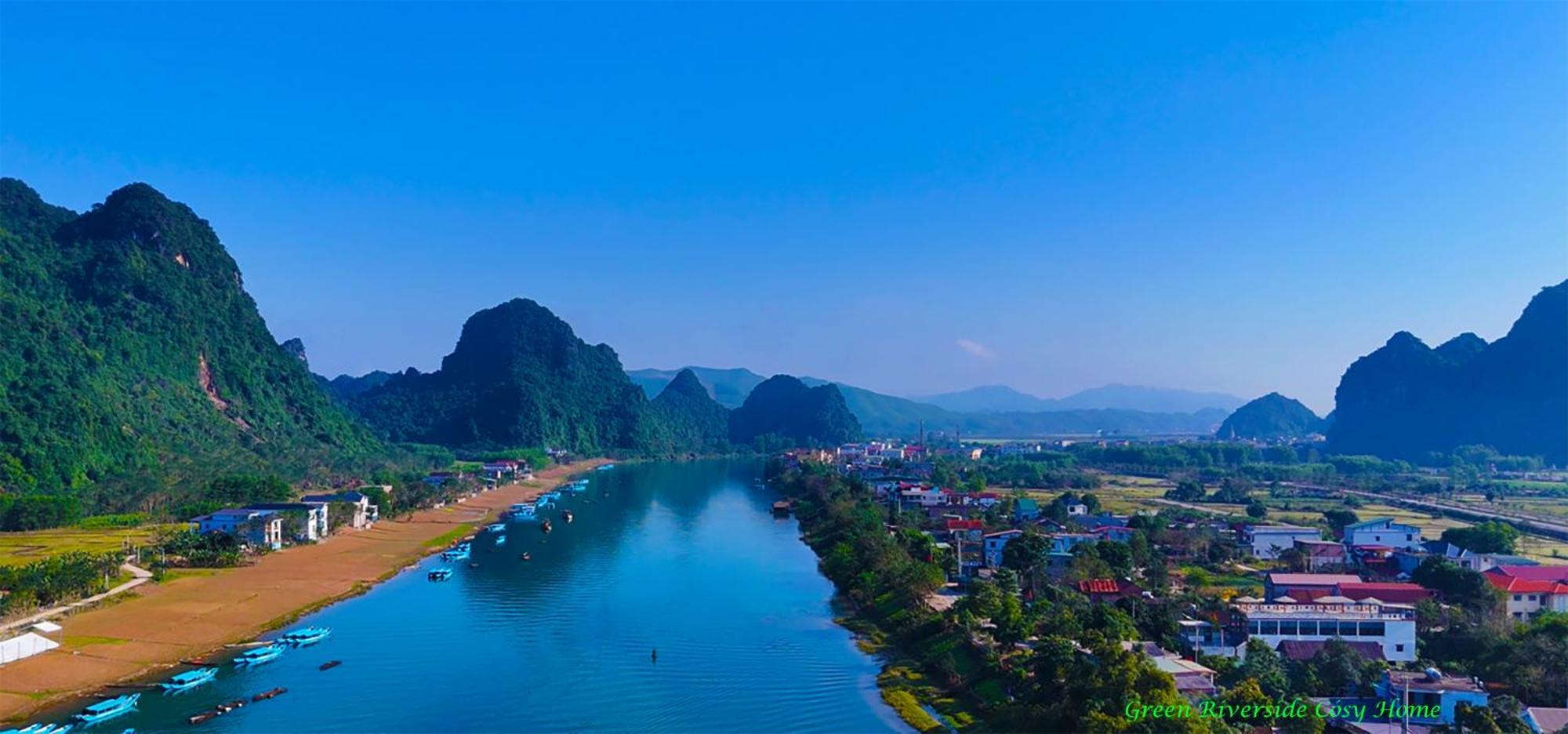 Green Riverside Cosy Home Phong Nha Kültér fotó